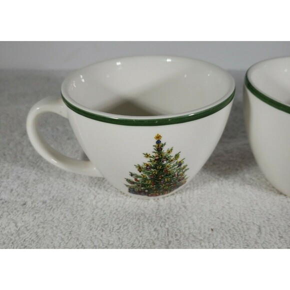 Christopher Radko Traditions Holiday Celebrations Starad Two Tea Cups Colombia - Picture 2 of 9
